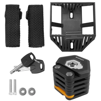 

MTB Cycling Anti-theft Lock 85cm Bicycle Folding Lock with 3 Keys for Mountain Road Bike Accessoires