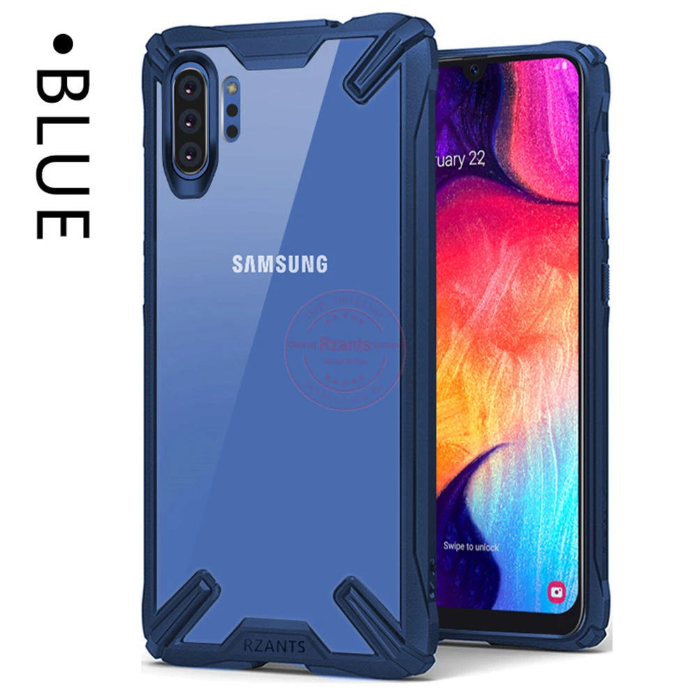 Для samsung Galaxy Note 10 Plus A50 чехол для задней панели телефона противоударный с