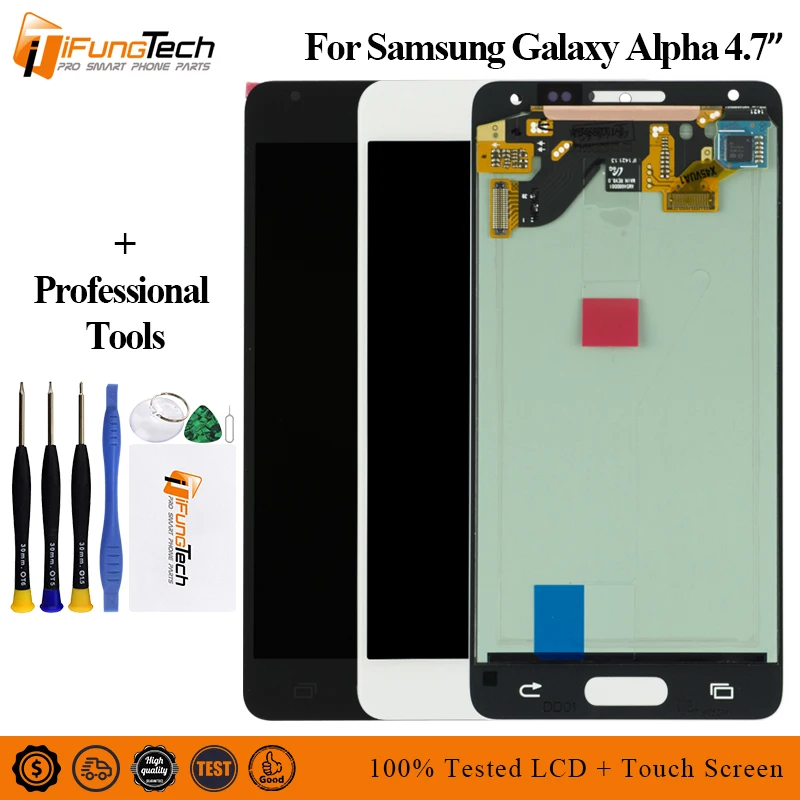 Супер AMOLED lcd s для samsung Galaxy Alpha G850 G850F G850M G850K телефон ЖК-дисплей сенсорный экран