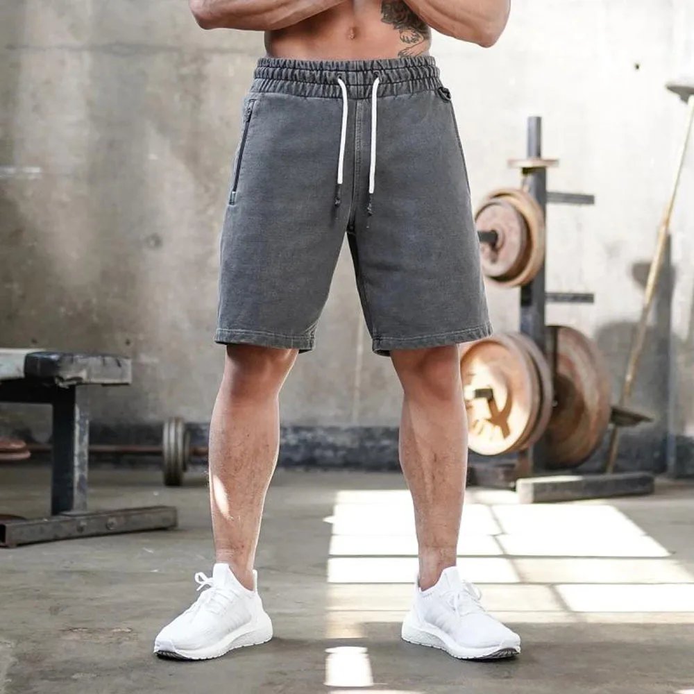 Men Summer New style Gyms Fitness training Shorts men's Bodybuilding outdoor Joggers Short Pants Male Casual loose Sweatpant best men's casual shorts