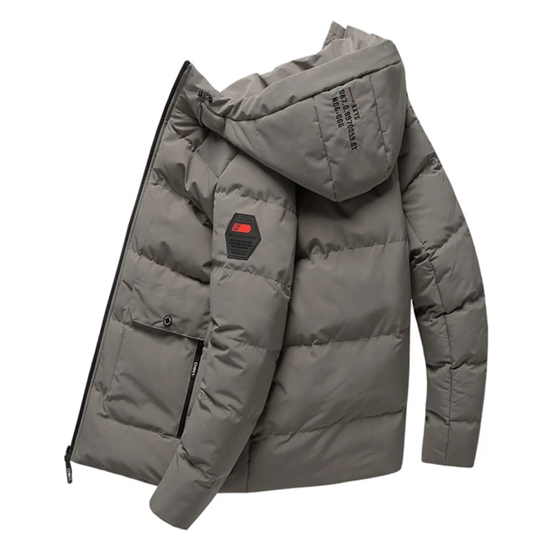 8XL Хлопковая мужская куртка зимняя Молодежная Утепленная зимняя одежда XL хлопковая стеганая короткая Студенческая хлопковая куртка Brother - Цвет: 5918 Khaki