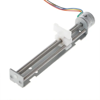 

DC 4-9V Drive Stepper Motor Screw with Nut Slider 2 Phase 4 Wire For Laser Engraving C90D