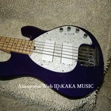 Бас-гитары новейший фиолетовый 5 струн электрический бас Высокое качество Новое поступление