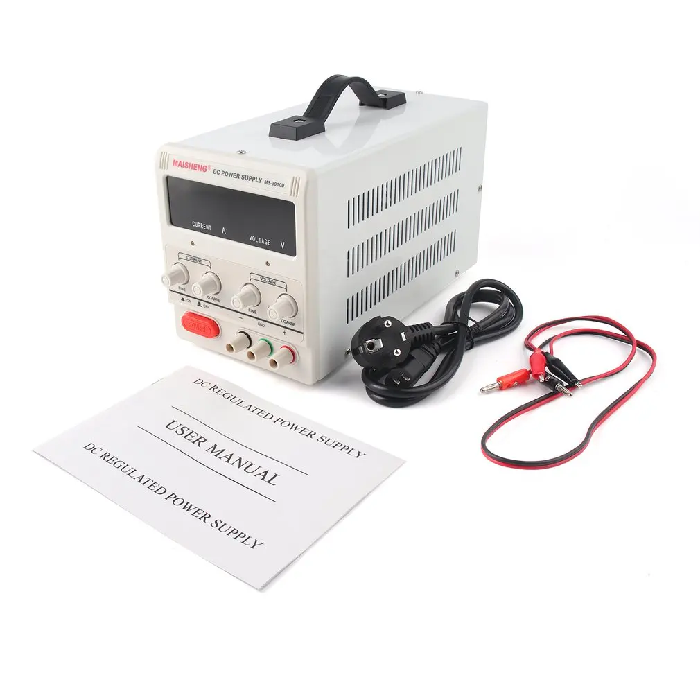 

Professional 30V 5A DC Power Supply LED Digital Display Metal Design Variable Precision Adjustable Power Supply