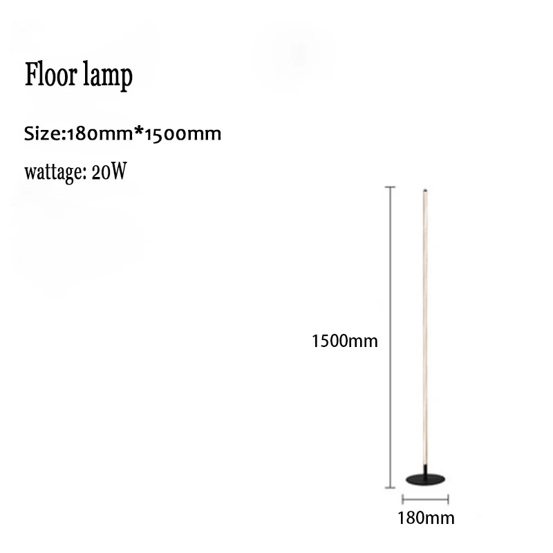 Современный черный светодиодный подвесной светильник для спальни гостиной, лофт, скандинавские декоративные светильники для дома - Цвет корпуса: floor lamp