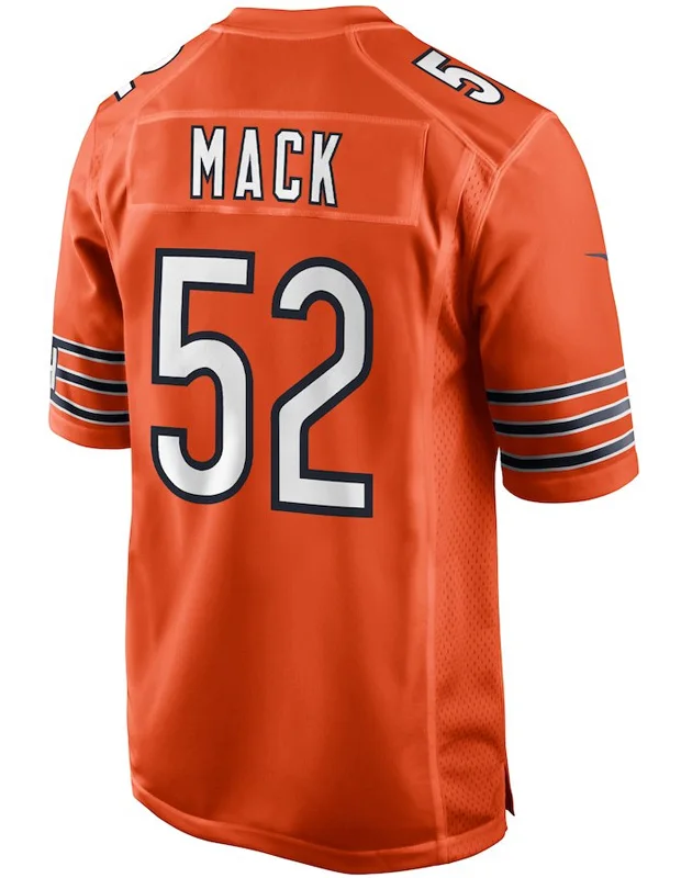 52 Khalil Mack JERSEY 10 Mitchell Trubisky 24 Howard 34 Walter трикотажные изделия payton дешевые продажи - Color: Limited