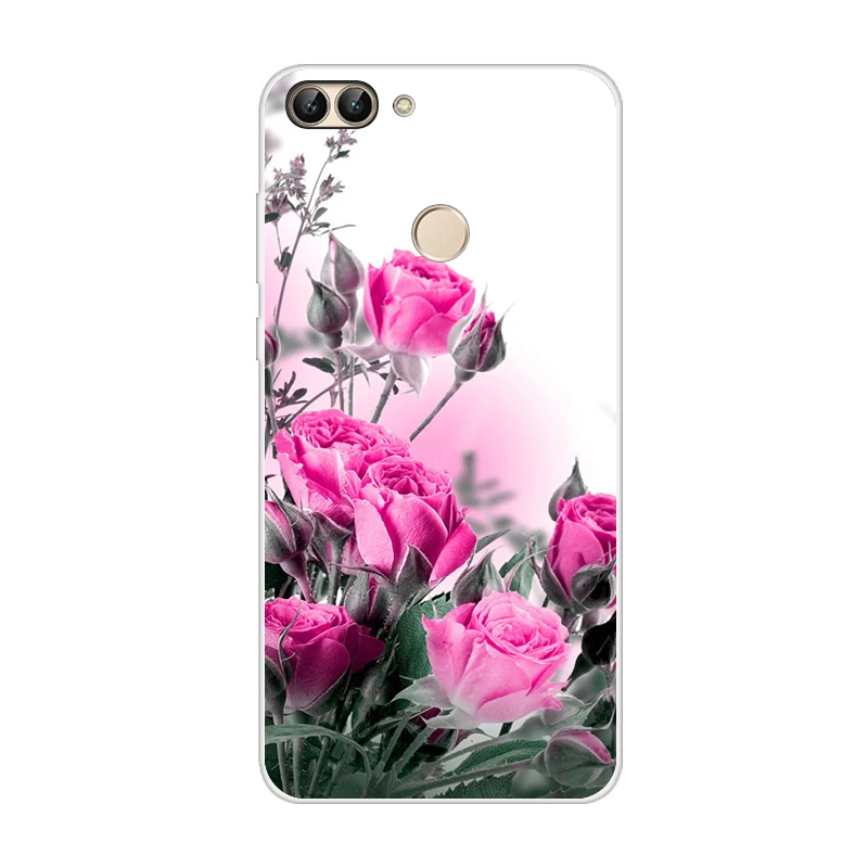 Светло-коричневый СПС huawei P Smart чехол для телефона задняя крышка для Funda huawei P смарт-чехлы силиконовый матовый мягкий термополиуретан для huawei P Smart Coque - Цвет: Светло-коричневый