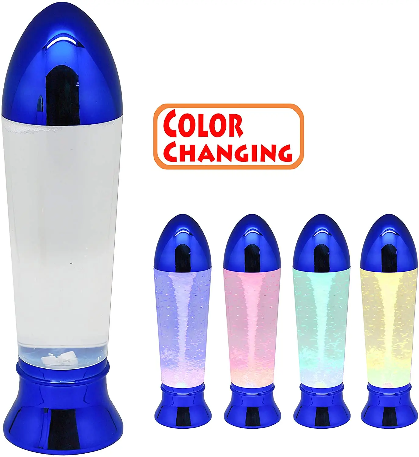 Lampe décorative Tornado Éclairage LED et changement de couleur 37 cm Fonctionnement sur USB 5 V = ou pile 3 x AA 