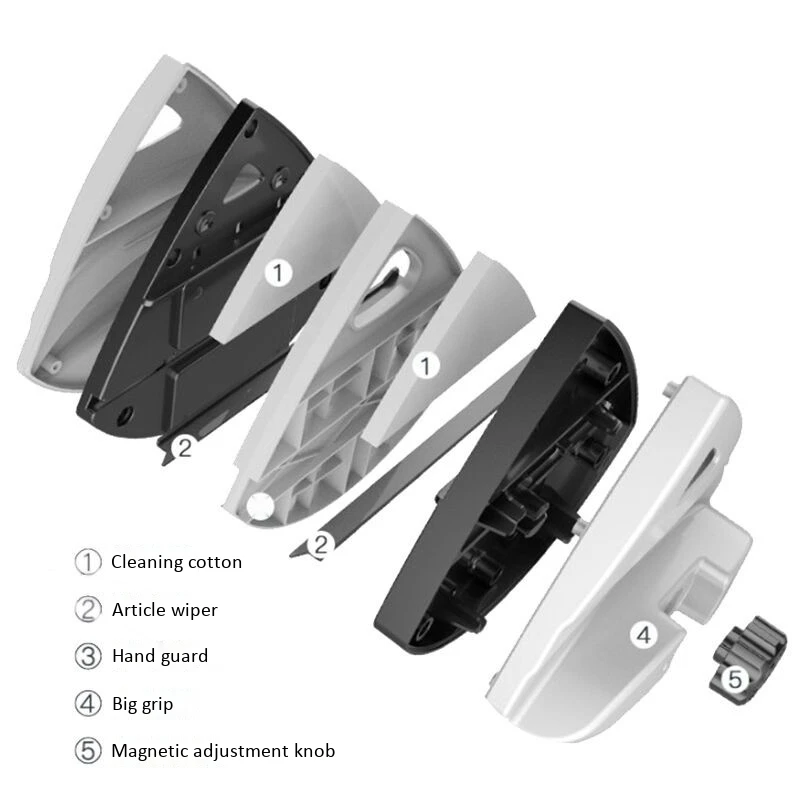 Горячий Магнитный стеклоочиститель магниты стеклоочиститель Регулируемая поверхность оконная щетка чистящие кисти инструменты для 5-30 мм двойное стекло