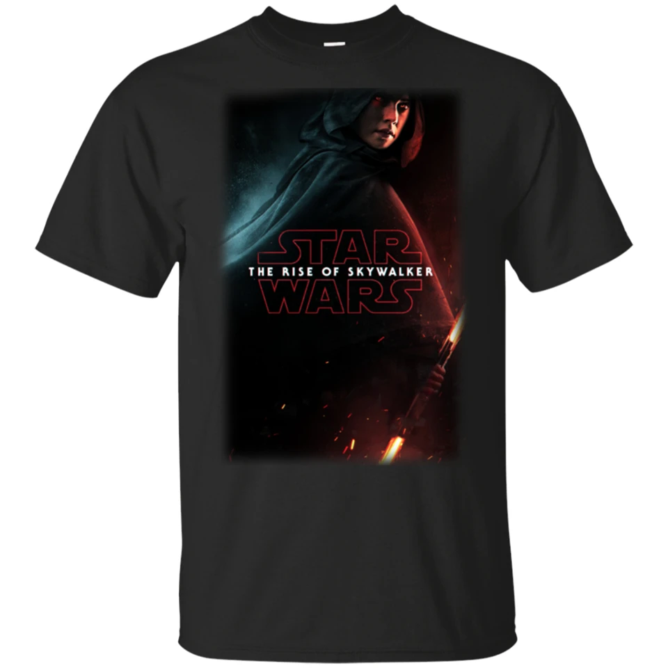 Уникальный Дарт Рей Звездные войны-The Rise Of Skywalker футболка черный-темно-синий