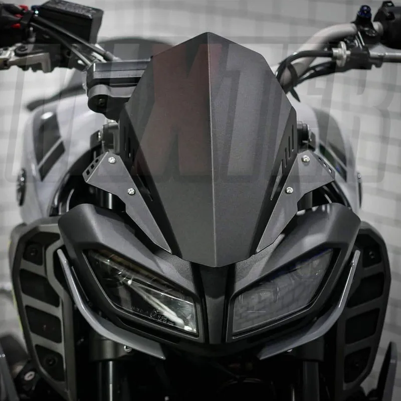Мотоциклетное ветровое стекло алюминиевый набор дефлектор подходит для YAMAHA MT-09 MT 09 MT09 FZ09 FZ-09 FZ 09 17'-19'