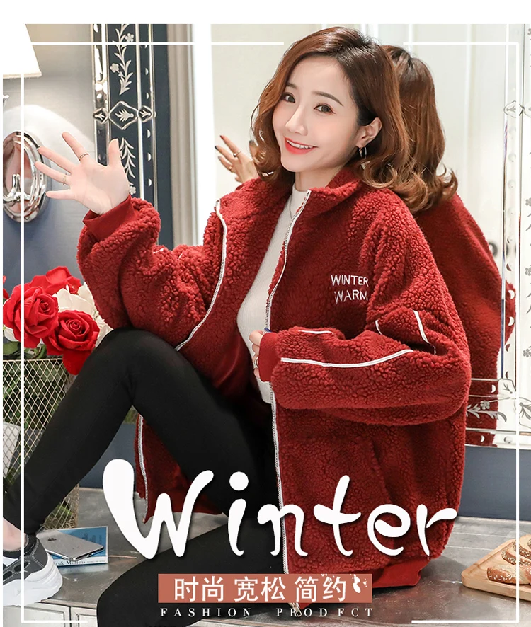 Mother Kangaroo Sweater 3 In 1 Multi-Functional Autumn Winter Maternity Women 's Clothing Thickened Pregnancy Wearing Coat