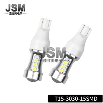 

Refitting Automobile Led T15 W16w-3030-15 Stepless Bright Reversing Lamp, Brake Lamp, Tail Lamp and Side Lamp Car Accessories
