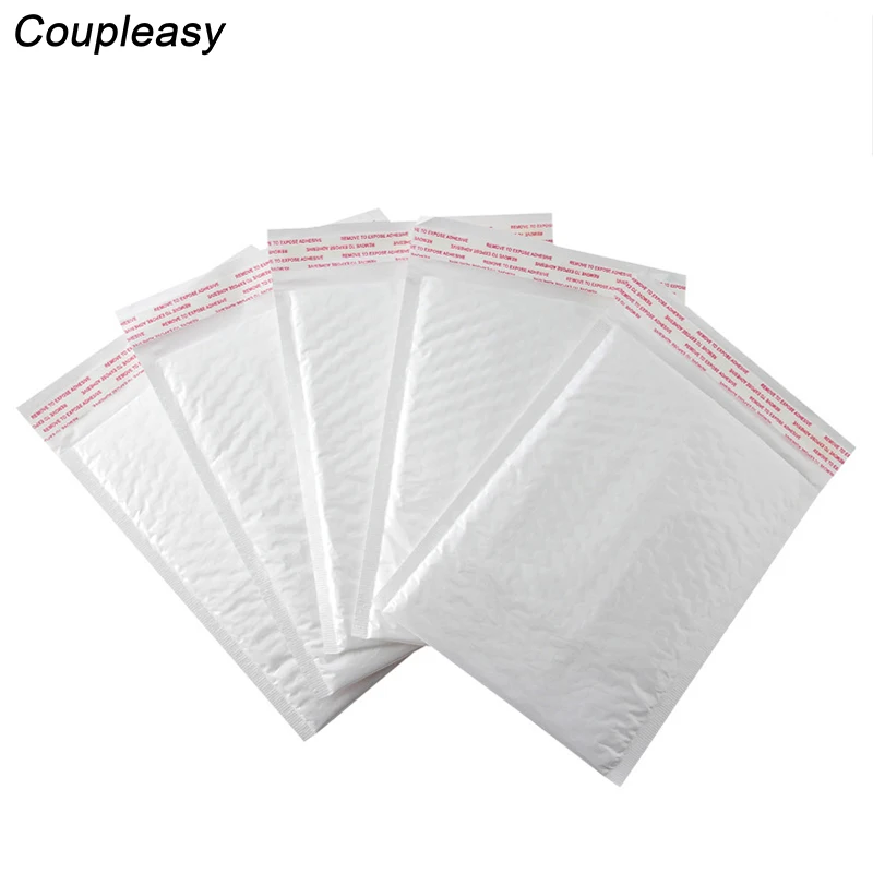 100pcs Pearl White Foam Envelope Office Packaging Envelopes Bubble
