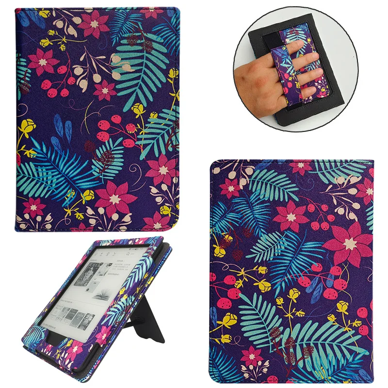 Custodia Kindle Di Ottava Generazione Per Kindle (Decima Generazione, 2019) / Kindle (Ottava Generazione, 2016) Con Supporto E Cinturino