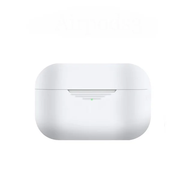 Мягкий силиконовый чехол для наушников для Apple AirPods Pro Чехол s защитный чехол для наушников для AirPods Pro противоударный чехол - Цвет: White