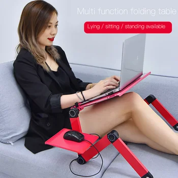 

Adjustable Computer Table Folding Laptop Notebook Stand Lazy Aluminum Alloy Bed Table Portable Mobile Laptop Stand Table Desks