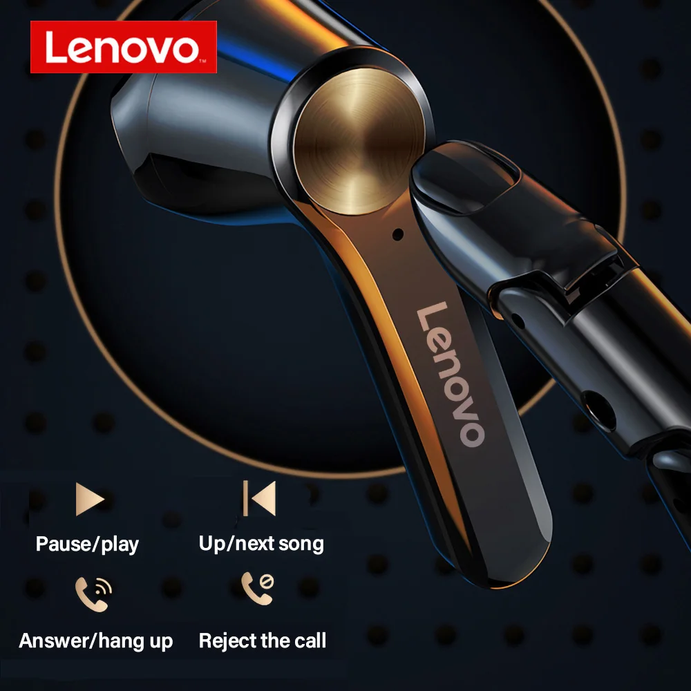 Lenovo QT81 X9 LP2 TWS True Wireless Bluetooth 5 0 наушники с сенсорным управлением стерео HD говорящая