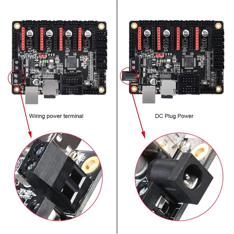 SKR Mini V1.1 3D Print Control Board Support TMC2208 TMC2130 LV8729 DRV8825 A4988 ST820 3D Print Parts(Terminal Block