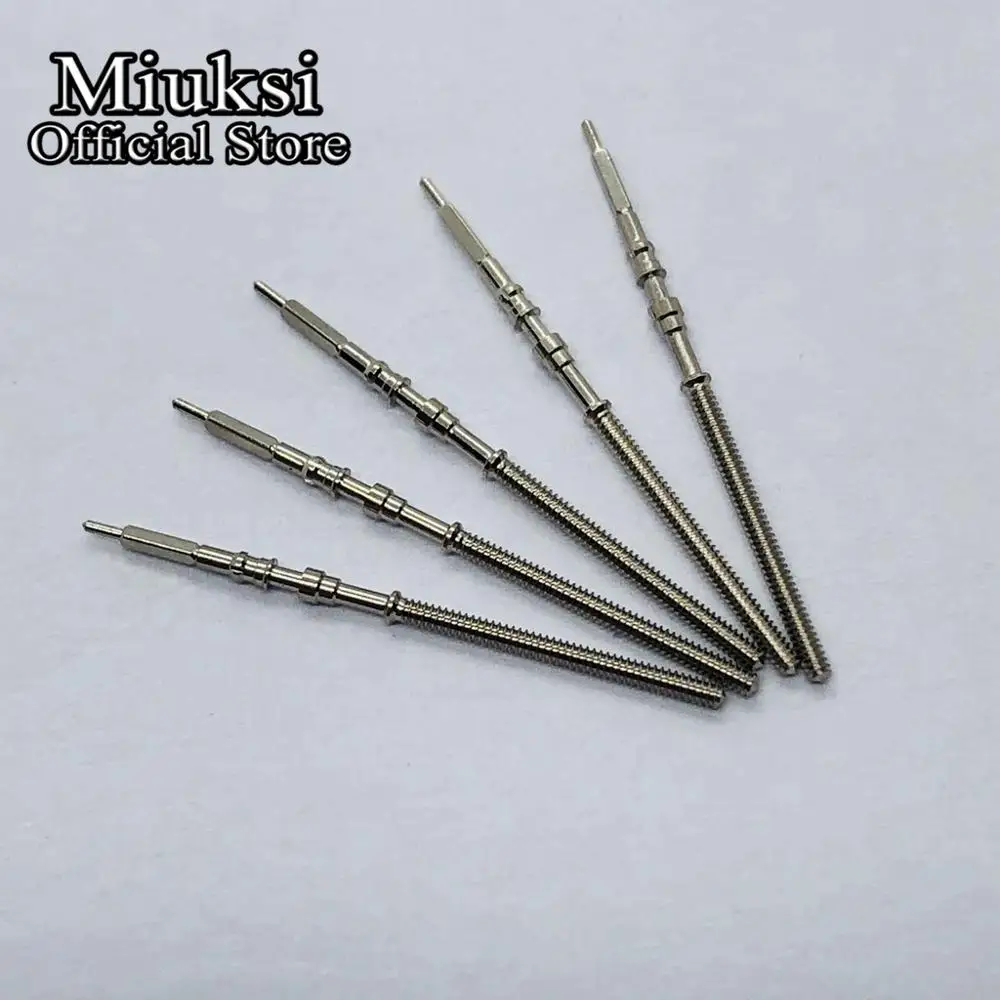 Miuksi stainless steel crown kit NH35 NH36 NH38 NH39 Movement Winding Stem