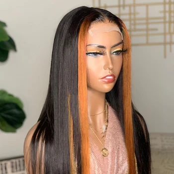 

1b/27 Ombre 2x6 Wigs Honey Blonde Glueless Lace Front Short Bob Wigs Straight Peruvian Human 130% Remy Bleached Hair VSBOB