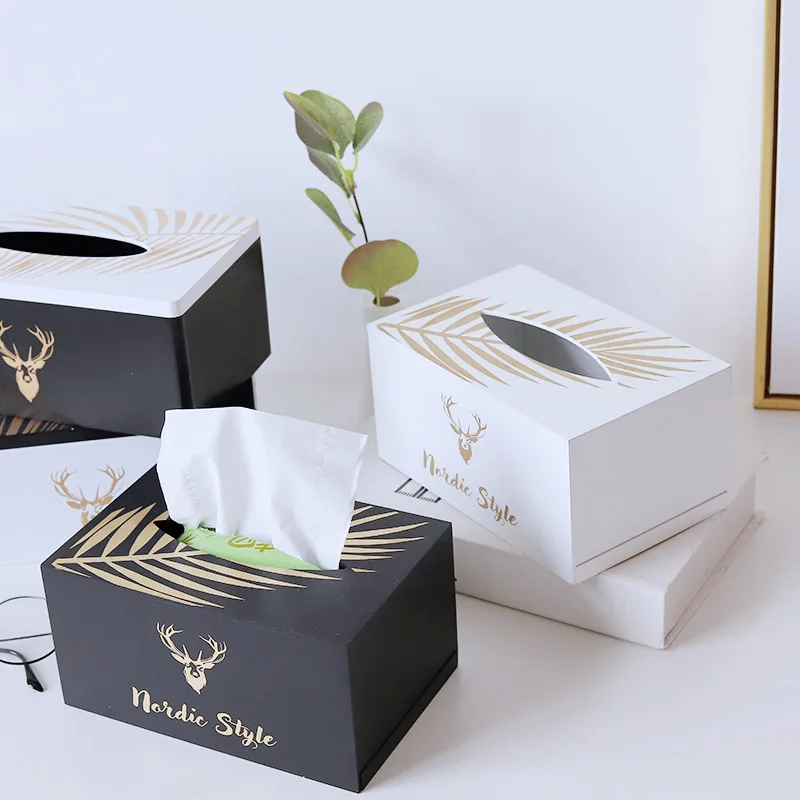 Box Car Home Rectangle Square Pen Remote Storage Desk Organizer Paper Napkin Towel Holder Dispenser Cover Cases Dropshipping