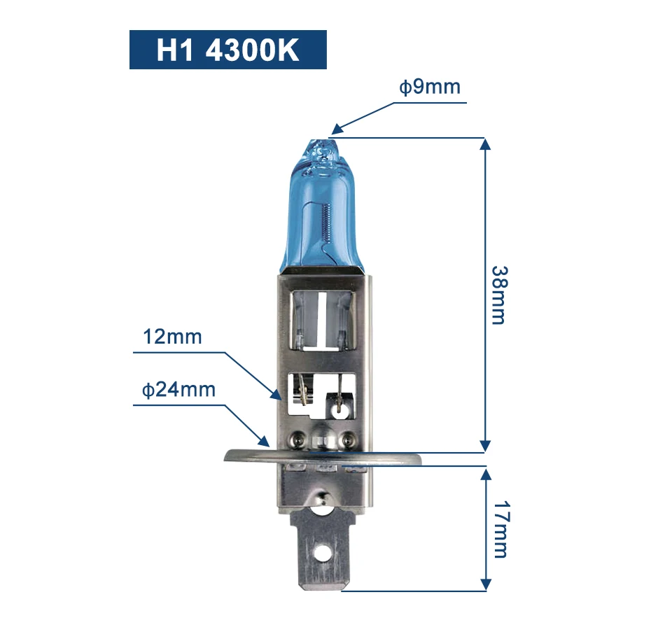 Галогенные лампы Philips H1 55 Вт 12 В Crystal Vision 4300 K, яркий белый светильник, лампы для автомобиля, аксессуары, автомобильная лампа, мотоциклетный противотуманный светильник, 2 шт