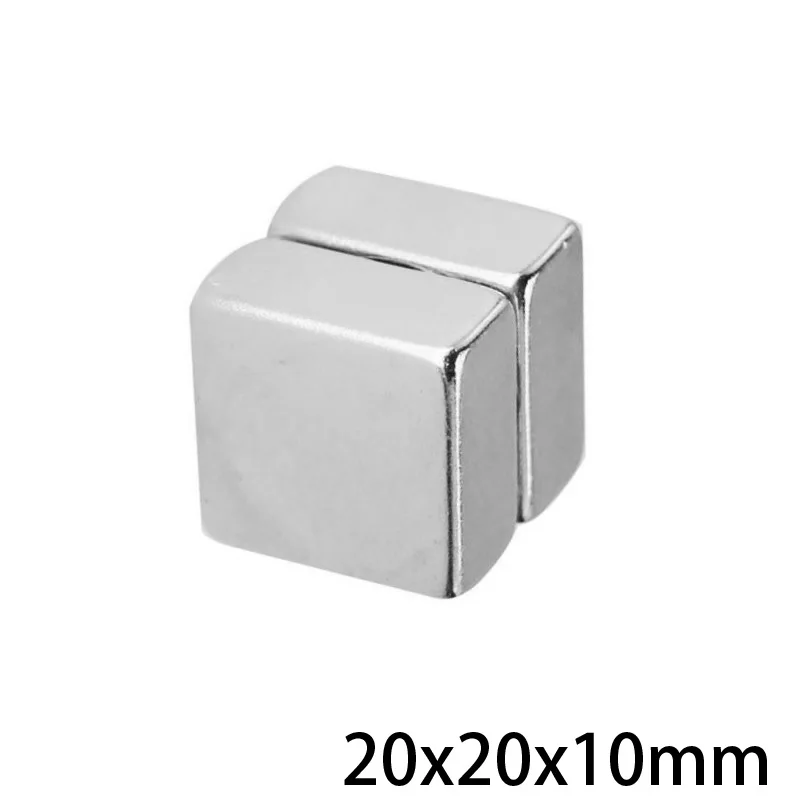 2/5/10/20/30pcs 20x20x10 mm Search Quadrate Magnet 20mm*20mm Stong Magnets 20x20x10mm Powerful Neodymium Magnetic 20*20*10 mm