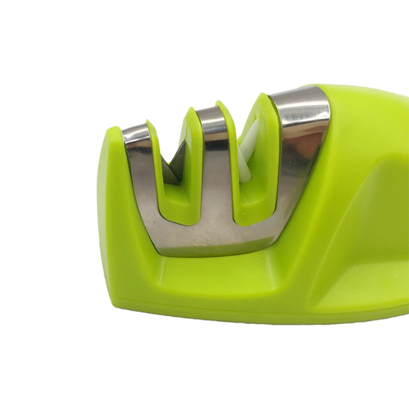 Two Stages Diamond Ceramic Kitchen Knife Sharpener Sharpening Stone Household Knife Sharpener Professional Kitchen Tools