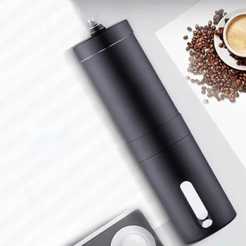 

Behogar Portable Coffee Beans Grinder Adjustable Stainless Steel Manual Hand Crank Nuts Grinder for Home Office 30g 40g Capacity