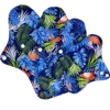 reusable cloth pads for periods, red micro-fleece inner menstrual pad with wings, 4 sizes women sanitary day and night pads 5