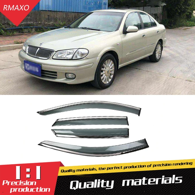 Защитный козырек для Nissan Sunny 2004-2010 пластиковый 4 шт./компл. | Автомобили и мотоциклы