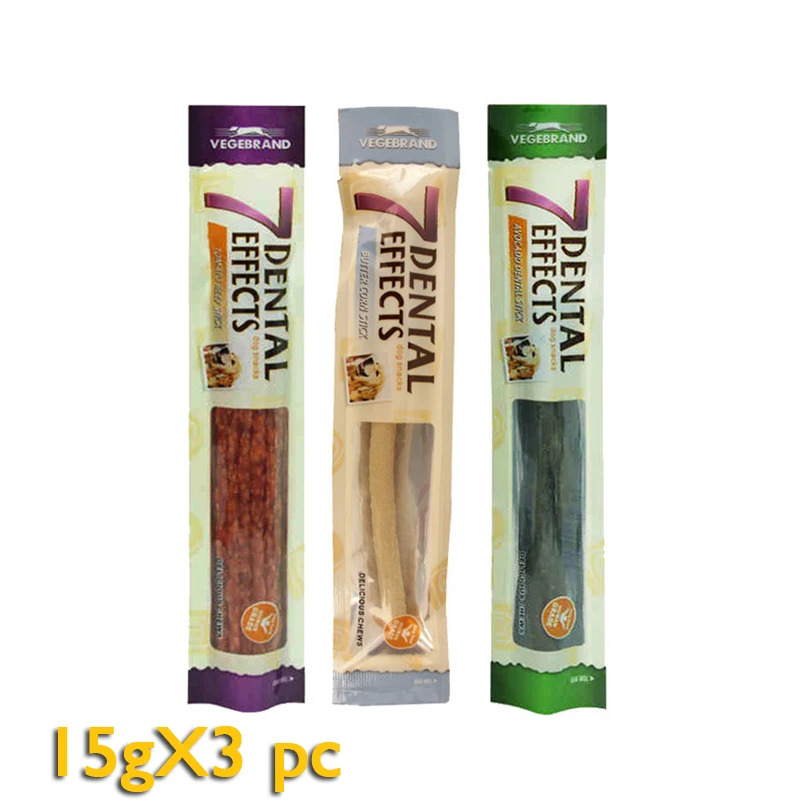 3pc Корм для собак, корм для собак, жевательная кормушка для чистки зубов, закуски для собак, свежая ГОВЯЖЬЯ здоровая еда для маленьких больших собак, вкусная кормушка - Цвет: 3pc