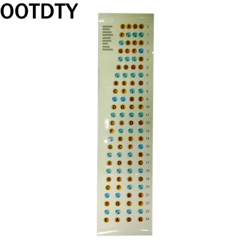 

Guitar Sticker Fretboard Note Label for 4 String Bass