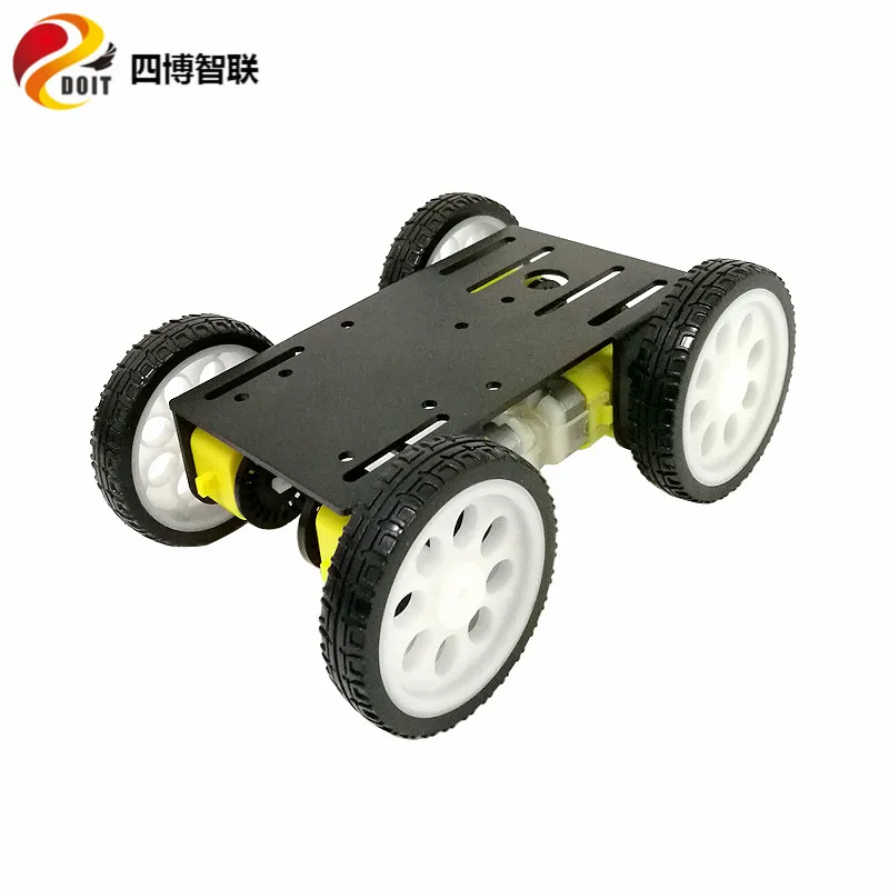 SZDOIT C101 Metal 4WD Smart Tank Car Chassis Kit Robot Platform With TT Motor DIY For Arduino