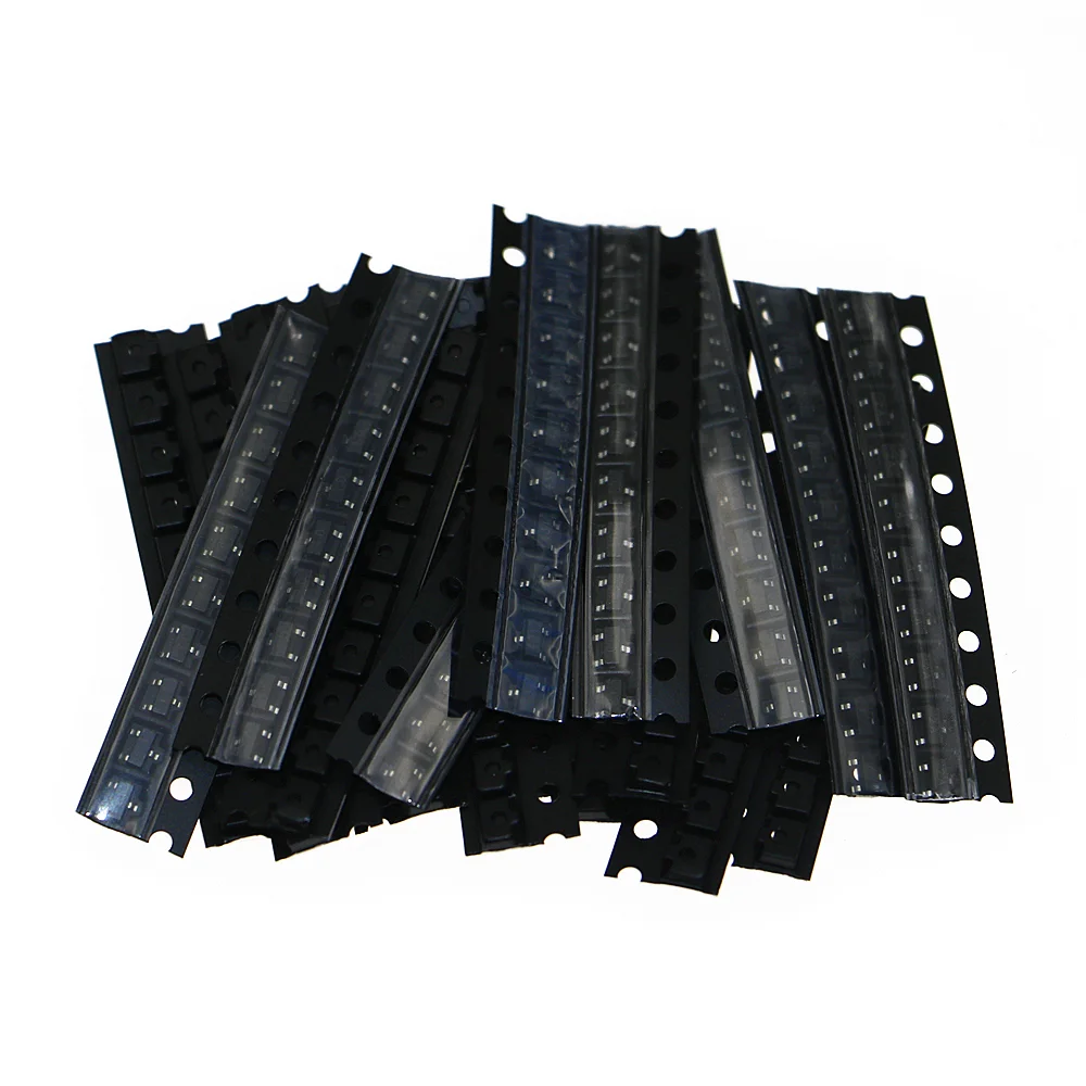 SMD Chip Transistor Assortment Kit 200pcs/lot 20values*10pcs 2N2222 S8050 S8550 S9014 S9015 S9018 TL431 C945 A1015 C1815 A42 A92 bjt transistor transistors kit