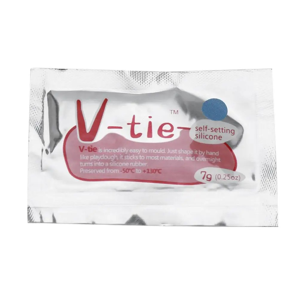 white 7 г/упак. DIY V-tie силиконовый термостойкий клей герметик резиновый клей инновационный Универсальный силикагель Форма Ремонт Инструменты - Цвет: white
