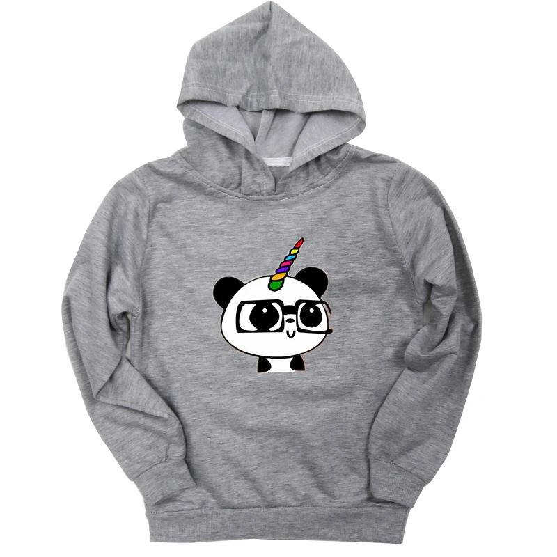 Hoodies 6 Детские толстовки с капюшоном для мальчиков и девочек с принтом единорога; Верхняя одежда; цвет белый, черный, серый; толстовка с капюшоном для малышей; одежда с героями мультфильмов для От 2 до 14 лет; Ropas - Цвет: Hoodies 6