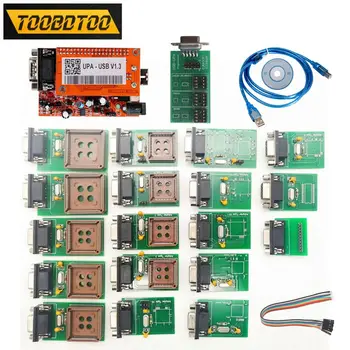 

UPA USB 1.3 ECU Chip Tuning Tool ECU Programmer With Full Adapter EEPROM UPA V1.3 USB Car Diagnostic Cables and Connectors