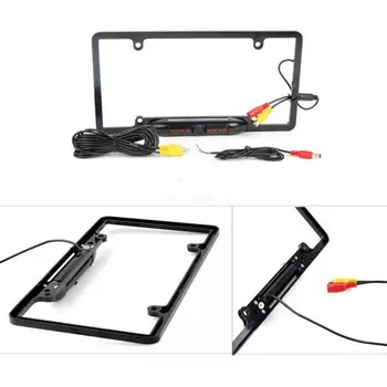 

American Car License Plate Rack High-Definition Night Vision Camera Waterproof CCD Infrared Frame Camera Car Camera