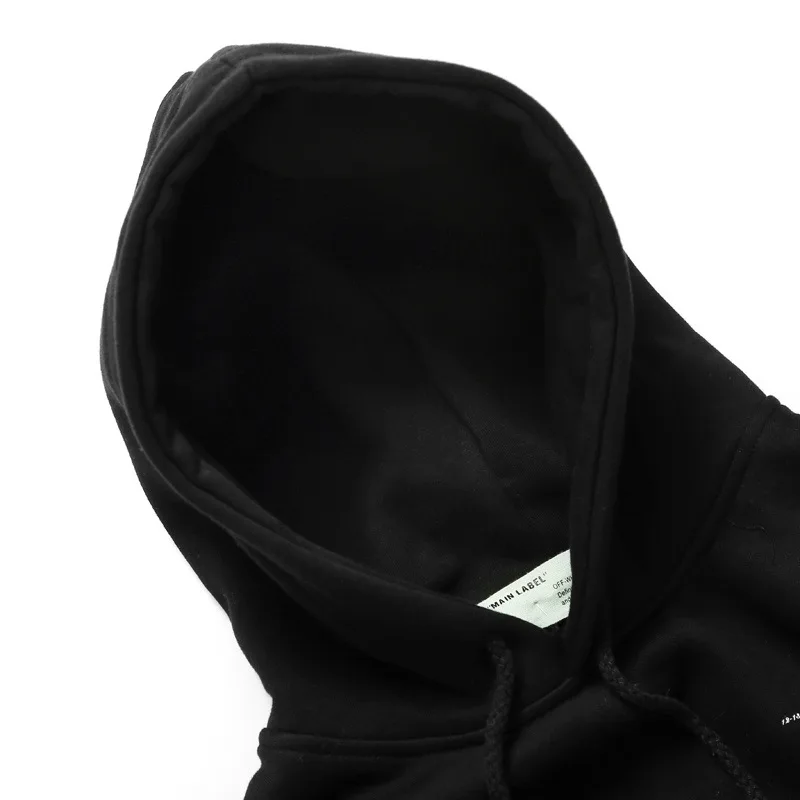 18SS OFF-WHITE OW новая безликая картина маслом мужская пара толстовка с капюшоном