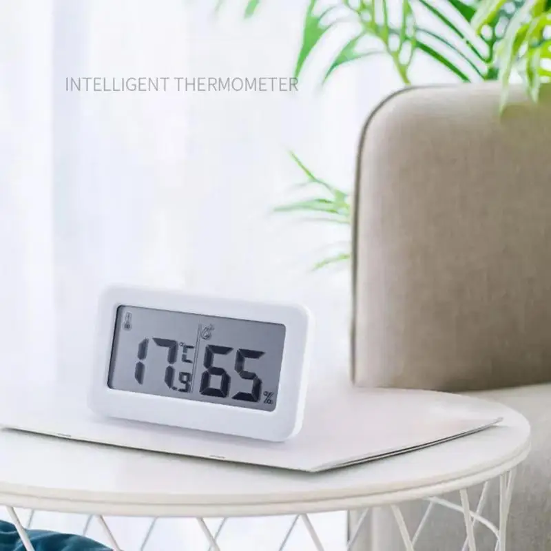 

Mini Digital LCD Indoor Baby Room Temperature Sensor Humidity Meter Thermometer Humidity Measurement Range 20% - 90% RH