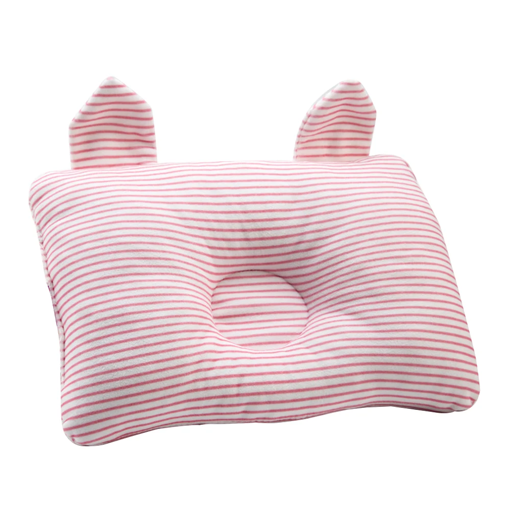 

Shaping Nursery Cute Baby Pillow Breathable Soft Decorative Travel Support Prevent Flat Head Sleeping Positioner Infants Bedding