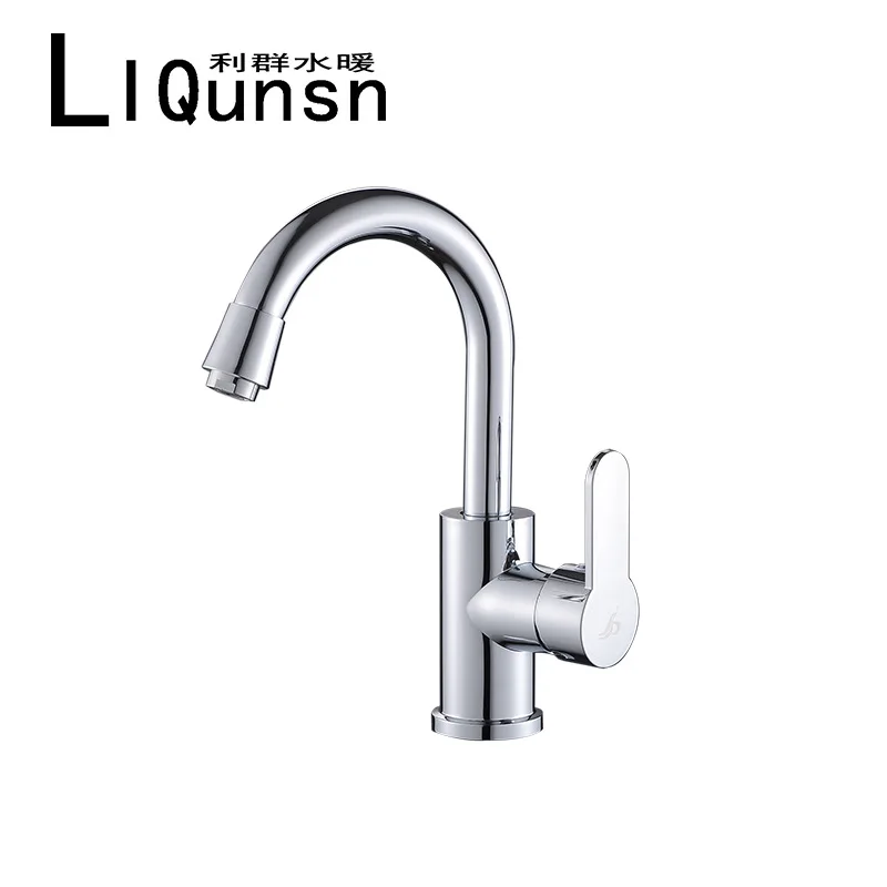 

Liqun Manufacturers Direct Selling Plastic Steel Aggravate Tap Bathroom Wash Basin Hot And Cold Faucet Engineering Wholesale