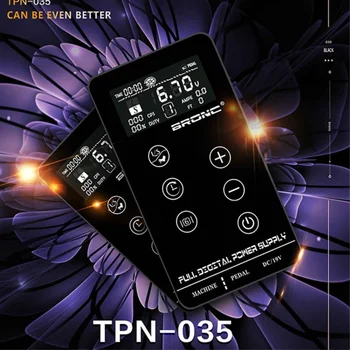 

2020 New Original Hummingbird Bronc 2A Tattoo Power Supply Digital LCD Touch Screen Makeup Dual Balck White Tattoo Power Supplpy