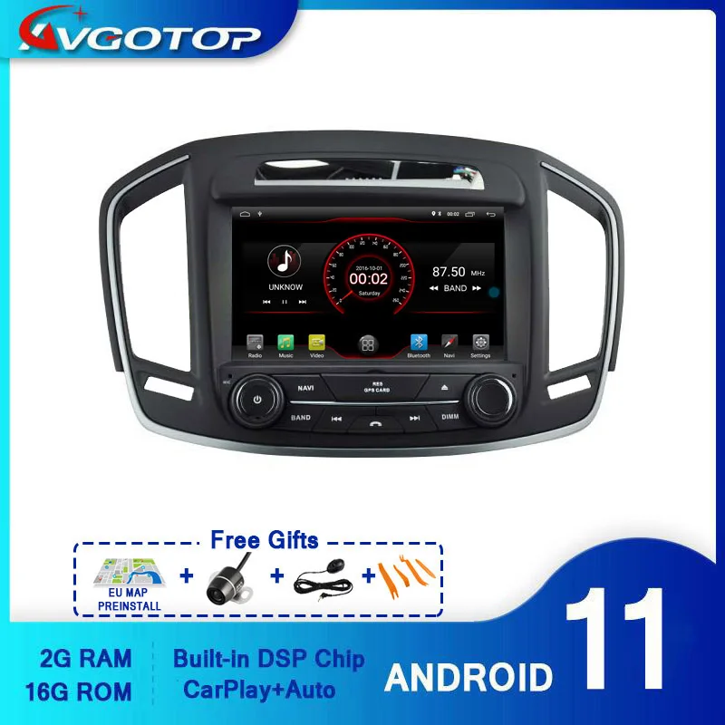 Автомагнитола AVGOTOP Android 11 GPS для OPEL INSIGNIA 2014 Wi-Fi навигация автомобиля мультимедиа |
