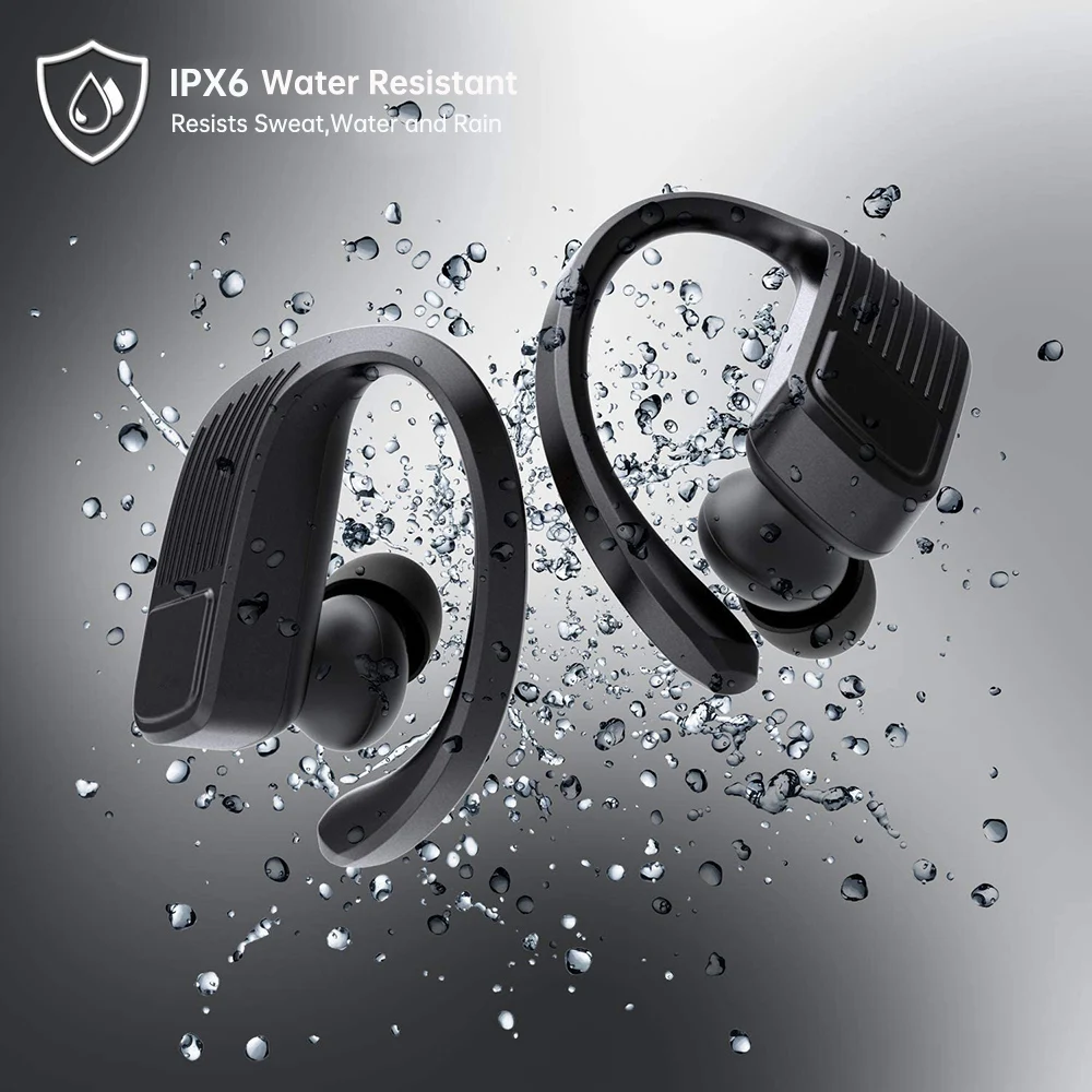 Arikasen наушники вкладыши TWS Bluetooth 40 часов бас True Беспроводной стерео спортивные