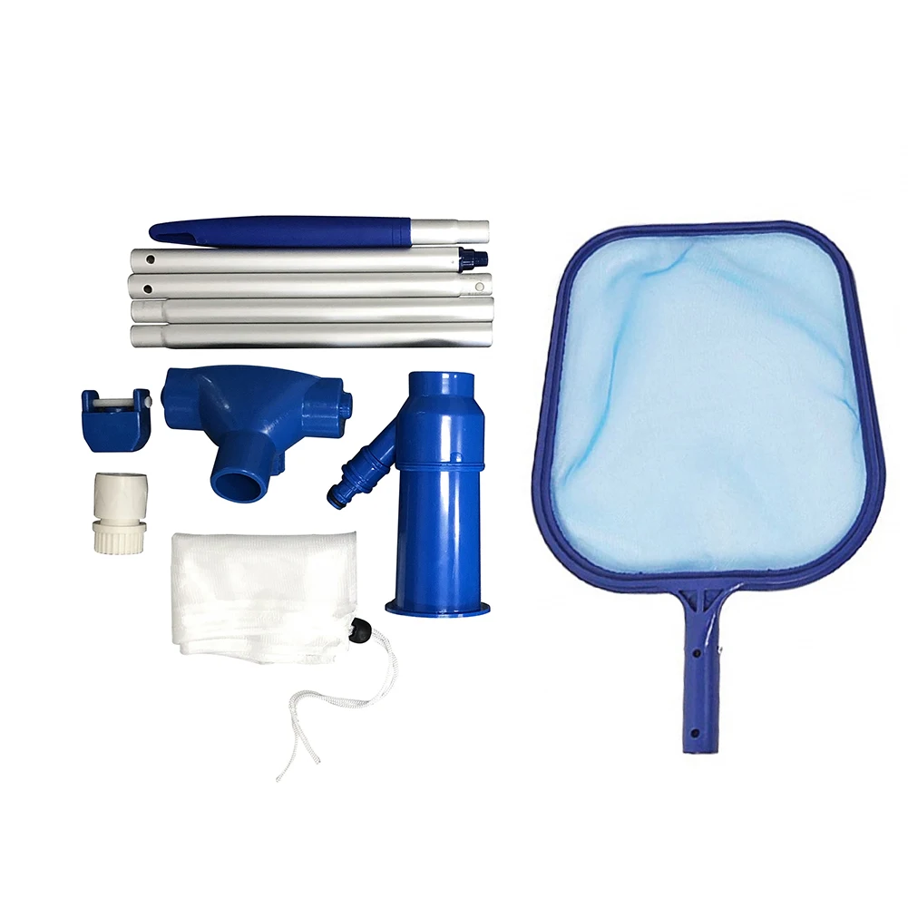 Hot Spring Cleaning Tool with Leaf Mesh Swimming Pool Suction Head Vacuum Cleaner Frame Net Skimmer Cleaner Swimming Pool