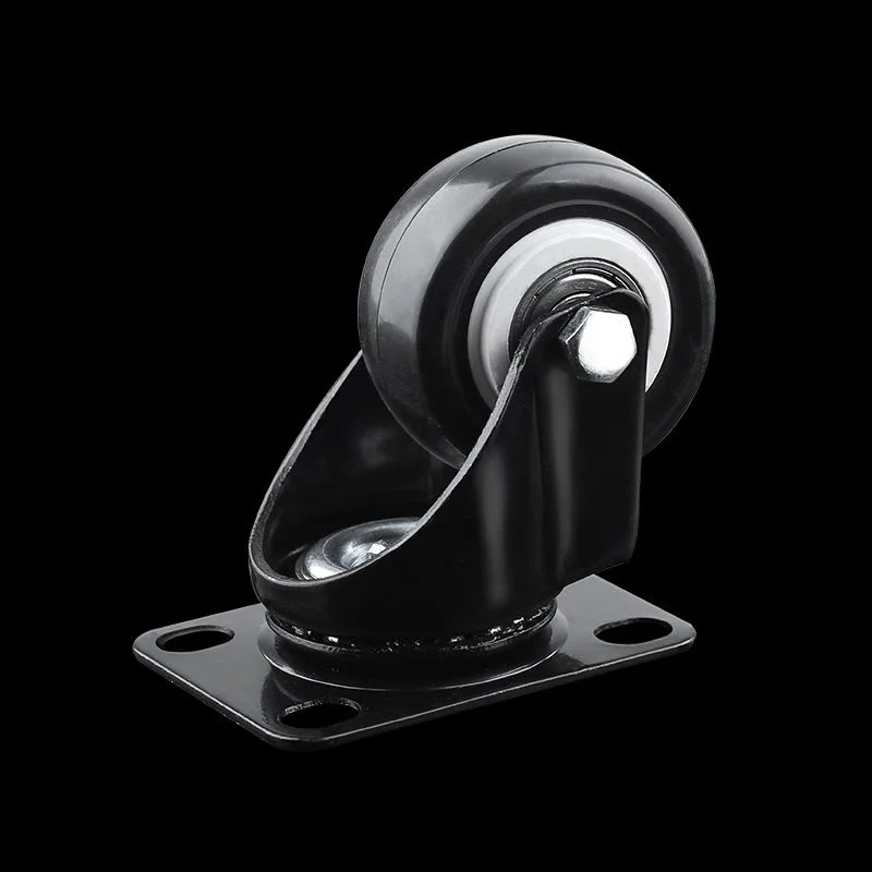 4pcs/set 1.5 Inch 2 Inch 3 Hotel Trolley Pulley Double Bearing High Quality Load-bearing Casters Accessory Tools E12154