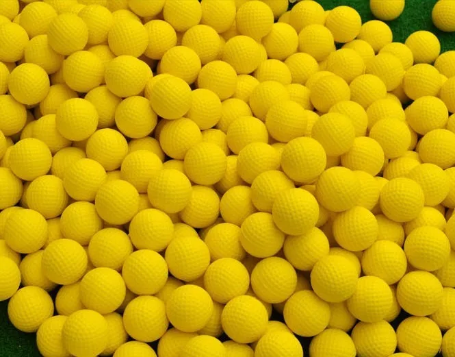 5 шт/лот PGM мяч гольф продукты ПУ гольф Крытый Софтбол желтый пол Q008